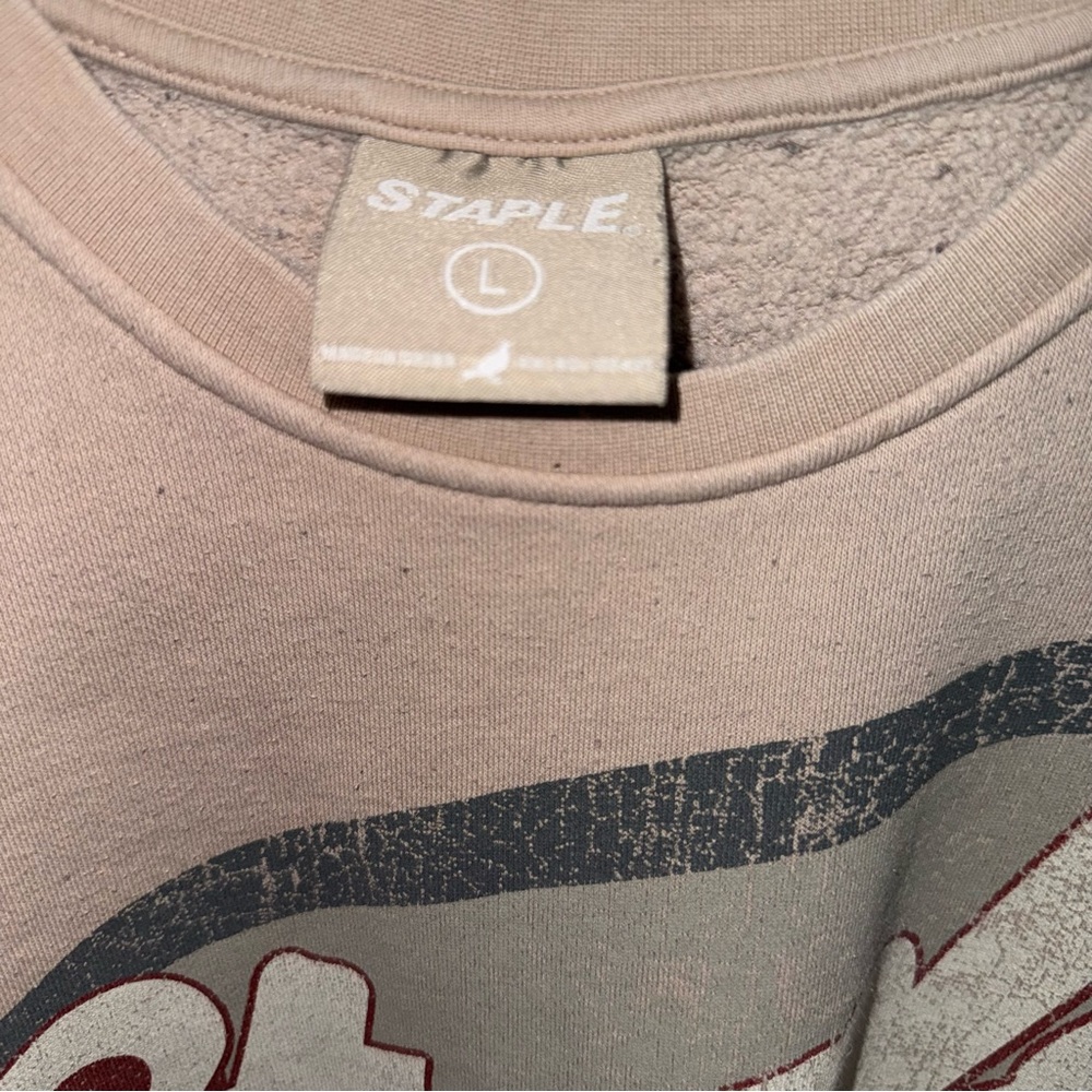Jeff Staple Pullover Sweatshirt Men's Large Beige Quality Gryphon Crewneck - Picture 2 of 4
